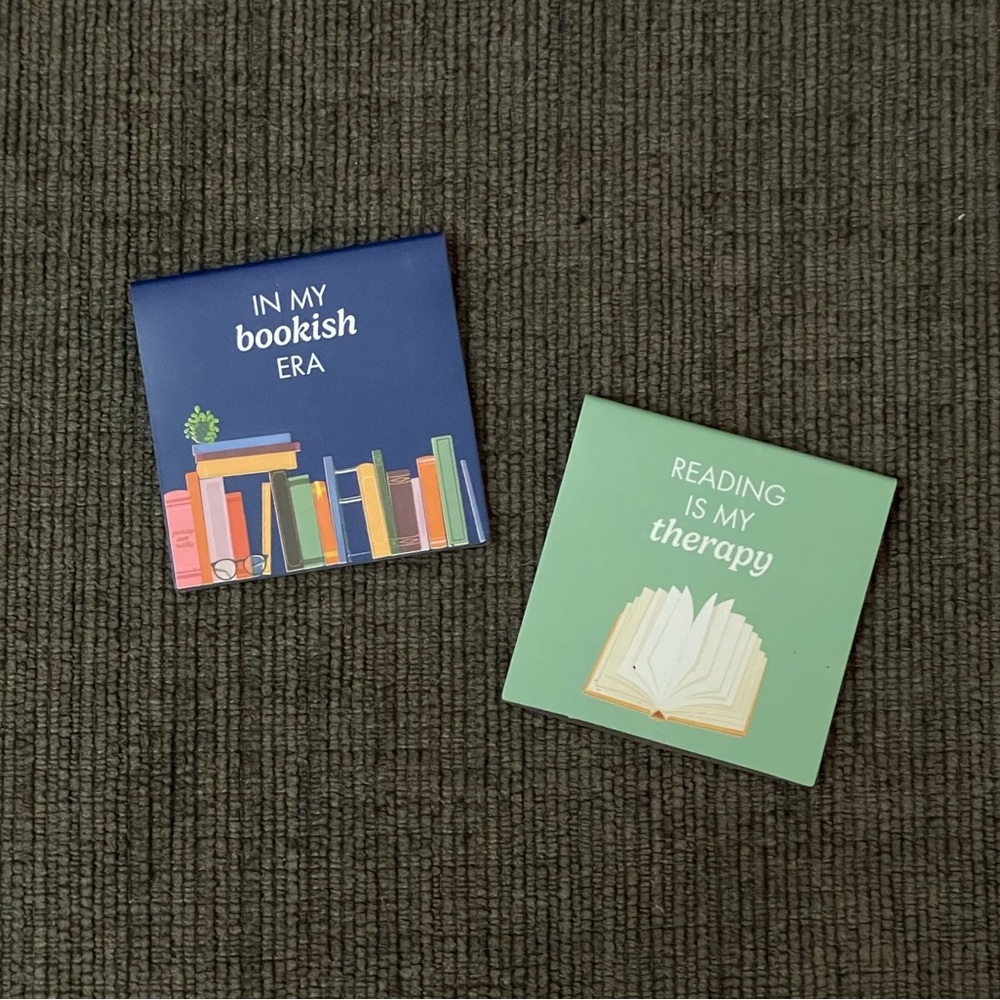 2 Bookish Magnetic Bookmarks